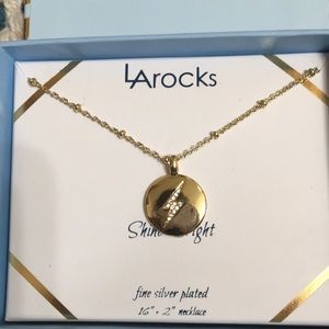 LA Rocks Shine Bright 16” Pendant Necklace in Gift Box NWT